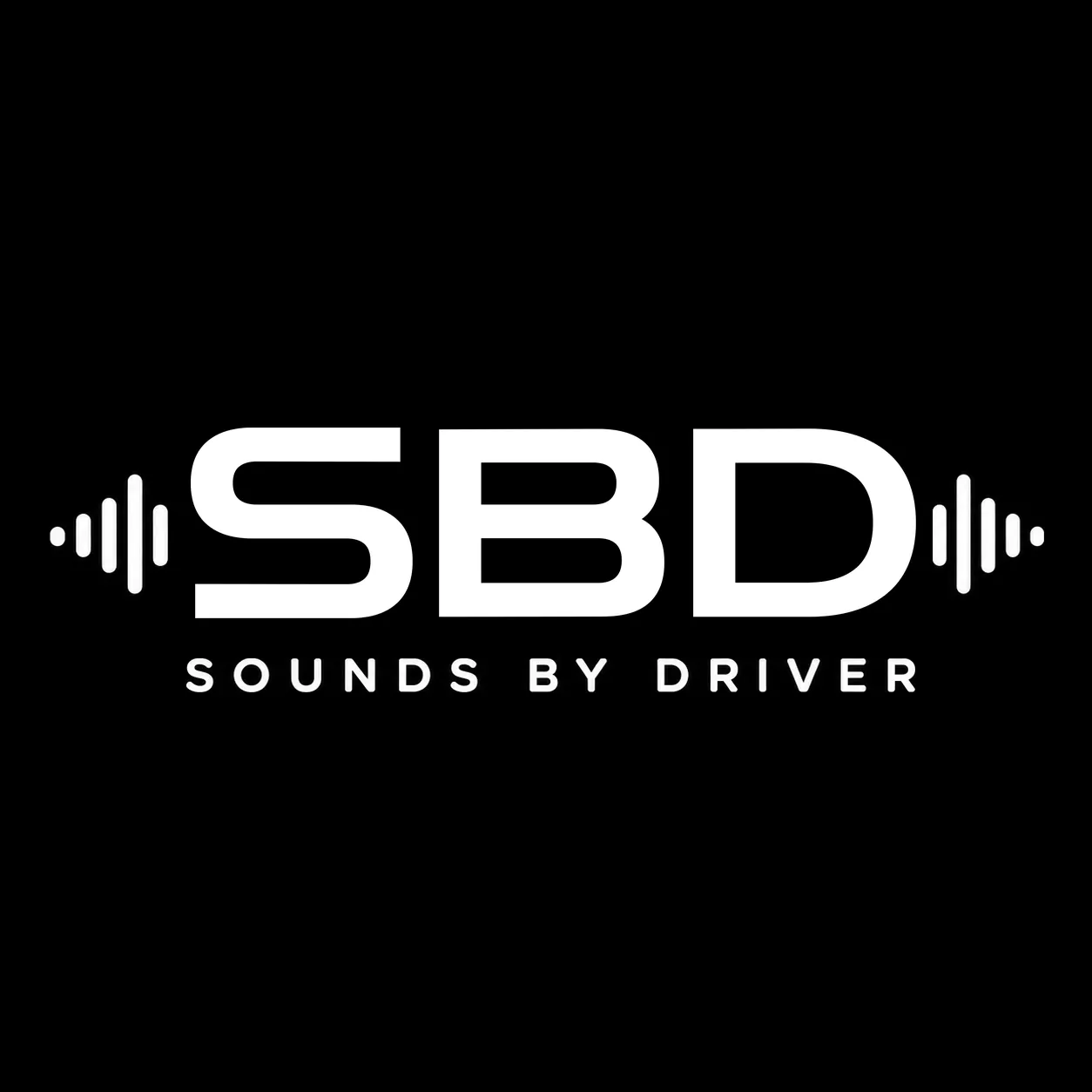 SBD logo, white on black